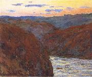 The Creuse,Sunset Claude Monet